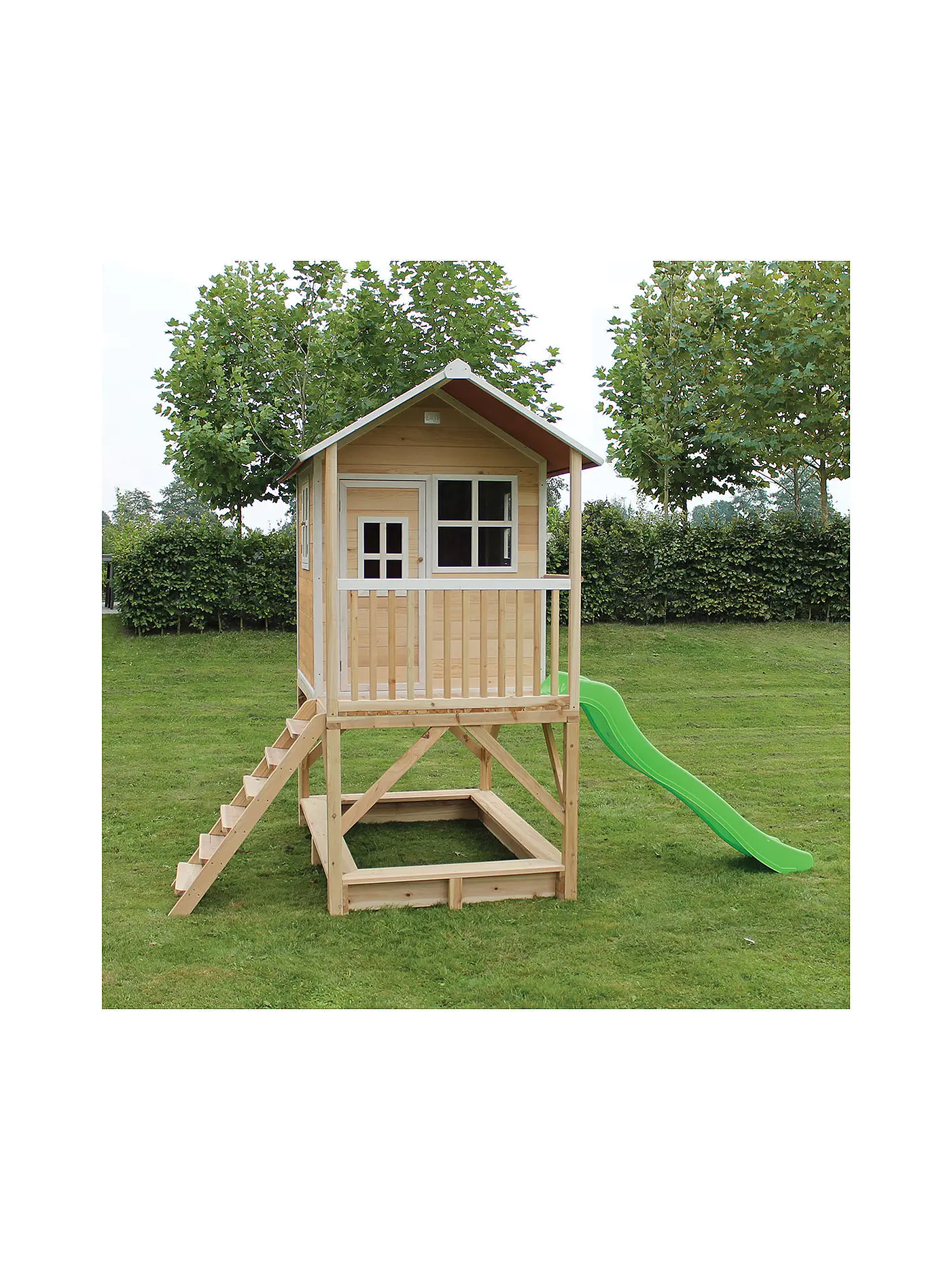 EXIT TOYS | Loft 500 Holzspielhaus - naturel | 